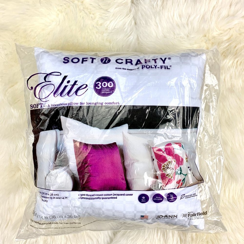 Fairfield Elite 300 Thread Count 14" x 14" Pillow